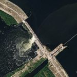 Dall’orbita terrestre il crollo della diga di Kakhovka