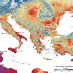Estate 2023, le ondate di calore misurate dai satelliti