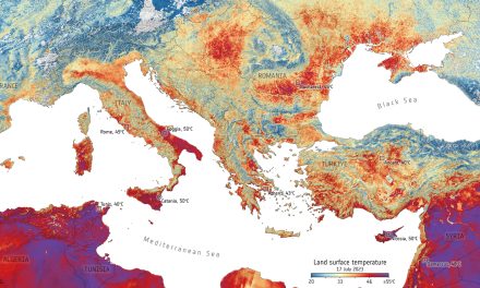 Estate 2023, le ondate di calore misurate dai satelliti