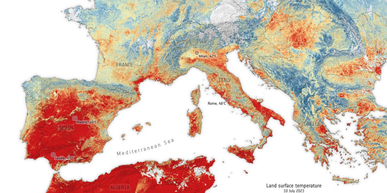 L’Italia verso un caldo da record