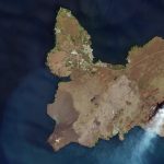 L’eruzione del vulcano islandese Litli-Hrútur vista dallo spazio