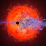 Hubble osserva il deflusso atmosferico di un esopianeta