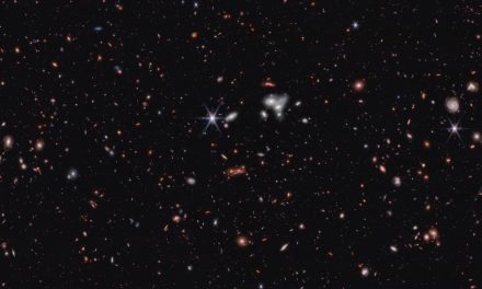 Una galassia primordiale nell’obiettivo di Webb