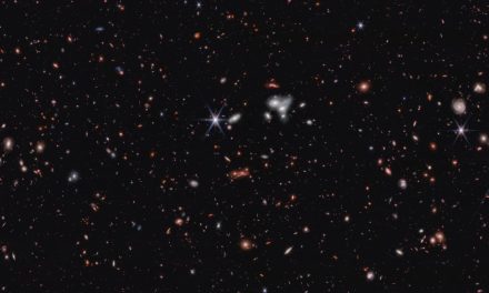 Una galassia primordiale nell’obiettivo di Webb