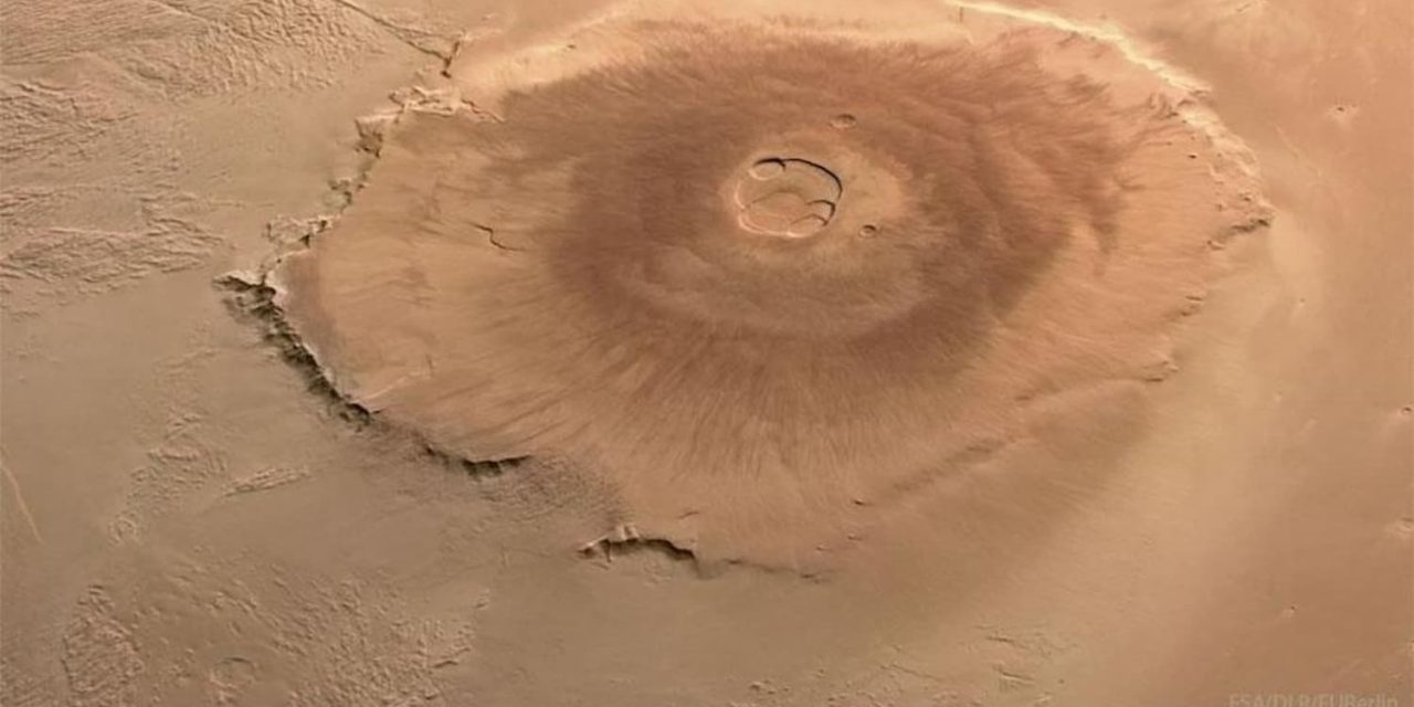 L’occhio di Mars Express sul Monte Olimpo