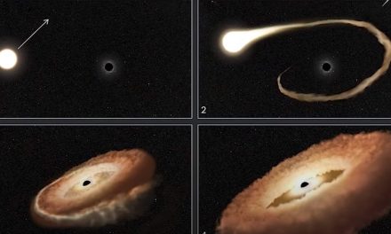 AsiTV Replay: Hubble immortala il pasto di un buco nero