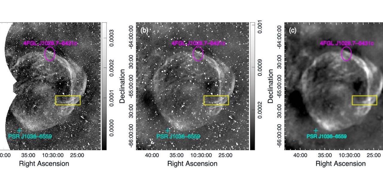 Scoperto uno dei resti di supernova più grandi e vicini a noi