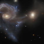 Hubble documenta un ‘tamponamento’ galattico