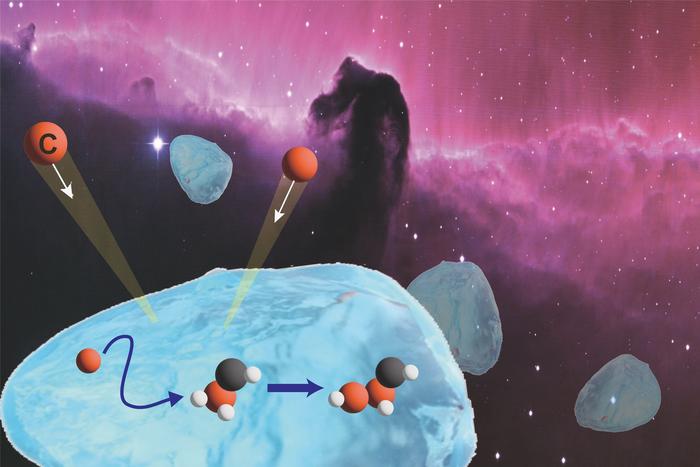 Atomi di carbonio possibili attivatori della chimica organica interstellare