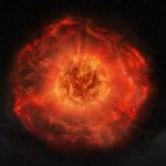 Una supernova massiccia perde peso