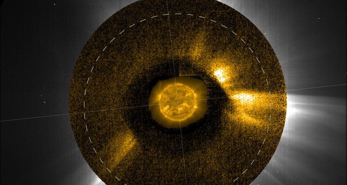 Dettaglio dell’atmosfera solare in un click