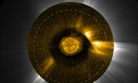 Dettaglio dell’atmosfera solare in un click