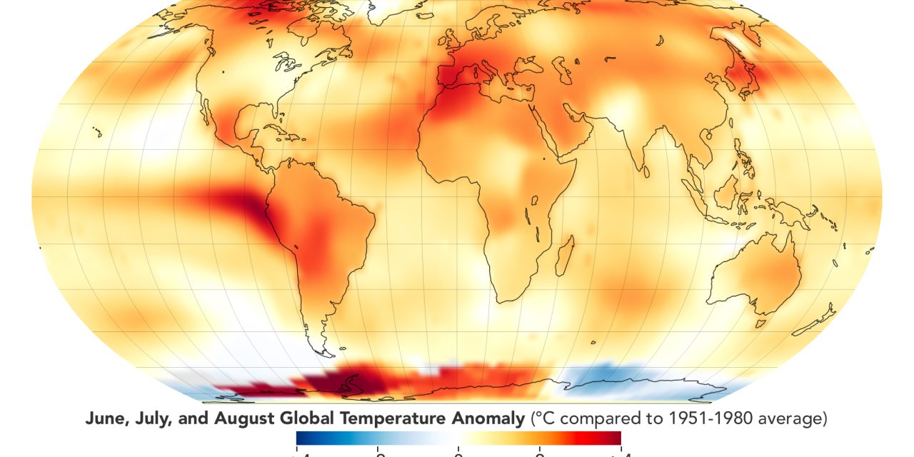 Record di calore per l’estate 2023