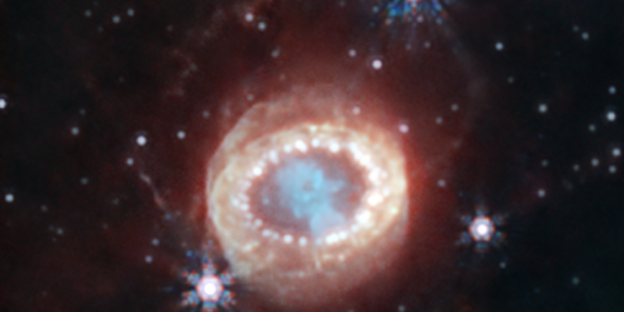 Una famosa supernova nell’occhio del Webb