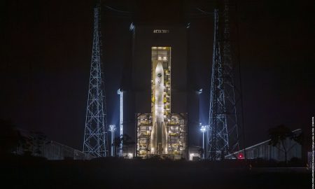 Prova bagnata in notturna per Ariane 6