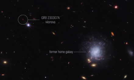 Il telescopio Webb rivela elementi pesanti nell’esplosione di una kilonova