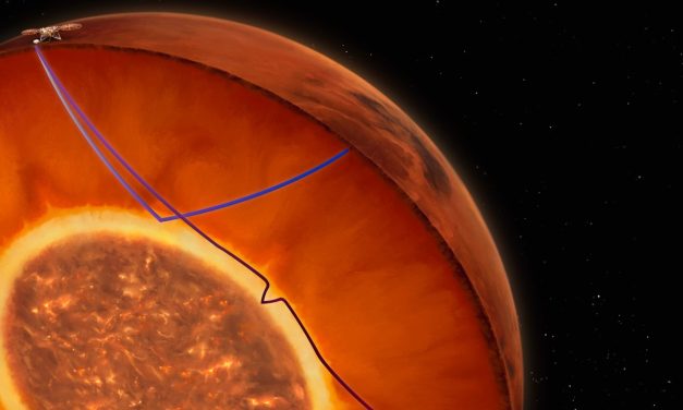 Una ‘coperta’ sul nucleo di Marte