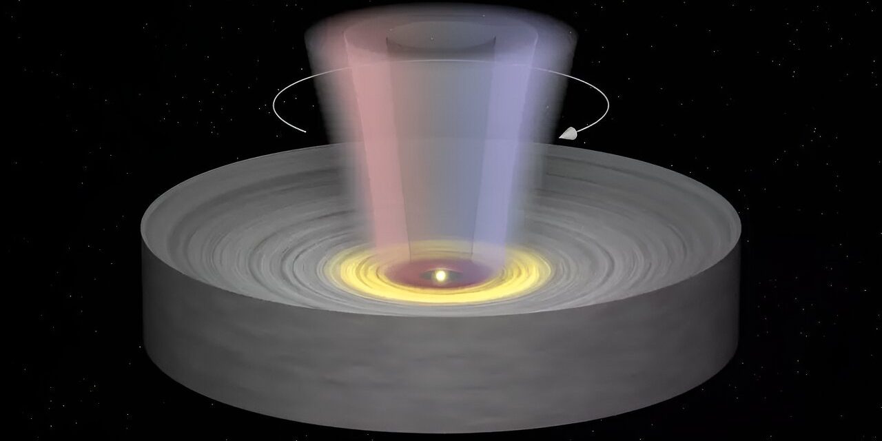 La stella dopo la tempesta, misurato il ‘vento’ del disco di accrescimento