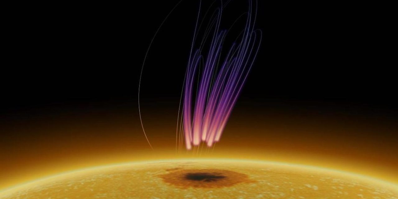 Anche il Sole ha la sua ‘aurora boreale’