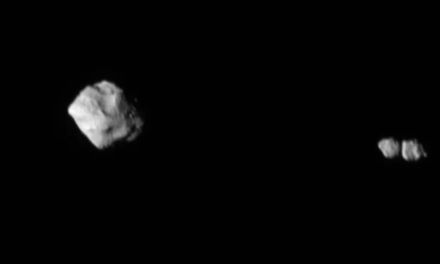 Dinkinesh, il raro asteroide binario a contatto osservato da Lucy