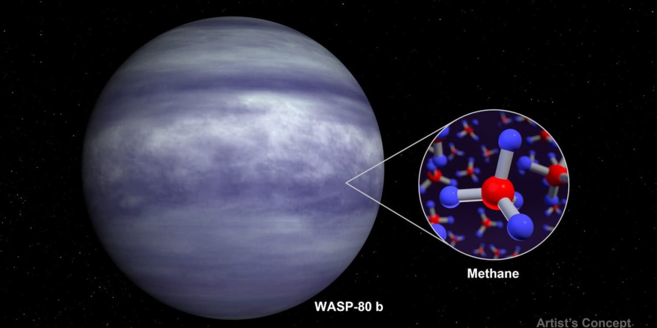 Webb individua metano nell’atmosfera di un esopianeta
