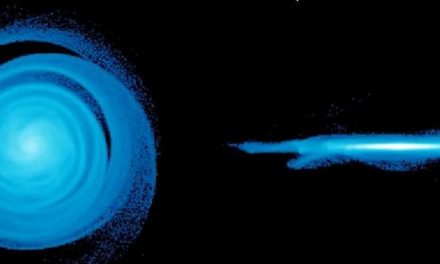 Alma osserva l’onda sismica di una galassia a spirale remota