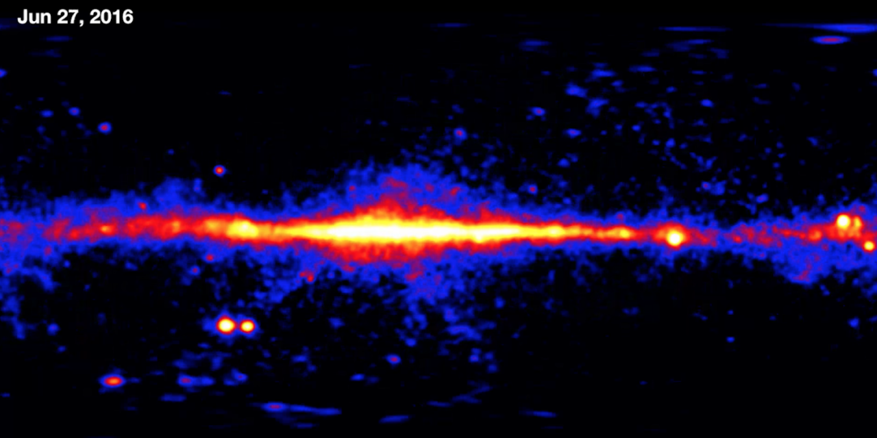 Da Fermi un video sulla dinamicità del cosmo in alta energia