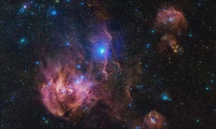L’occhio Vlt Survey Telesope sulla Nebulosa ‘Gallina in fuga’