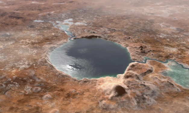 Marte, tracce di un antico lago nel cratere Jezero