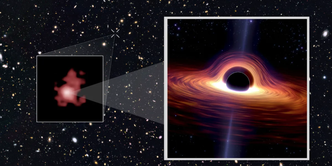 Webb scopre il buco nero più antico e infrange le teorie sulla loro formazione