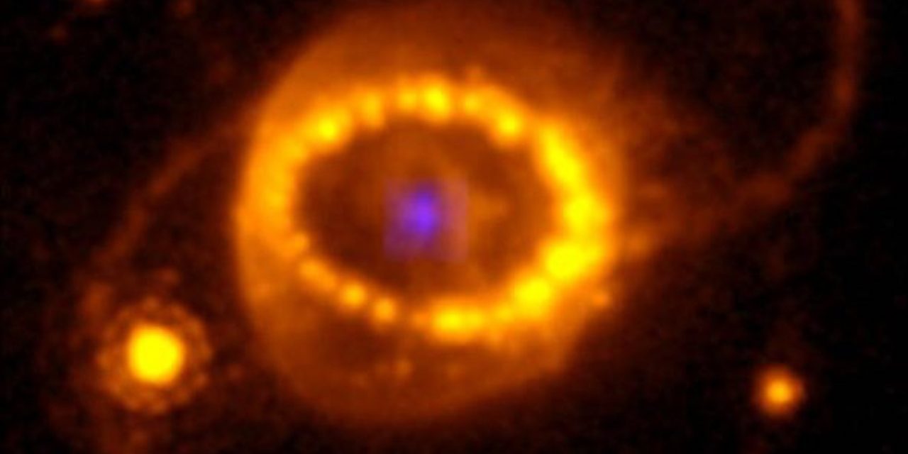 Webb prova l’esistenza di una stella di neutroni nella Supernova 1987A