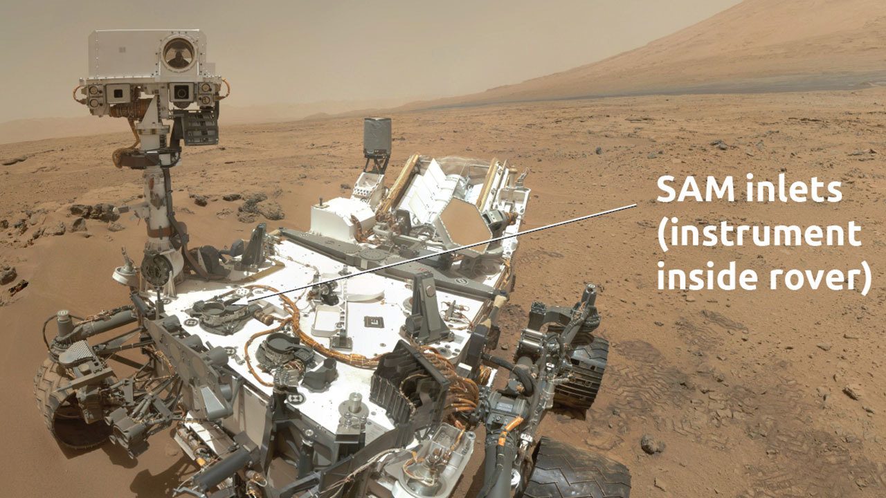 Marte, Curiosity ‘fiuta’ il metano