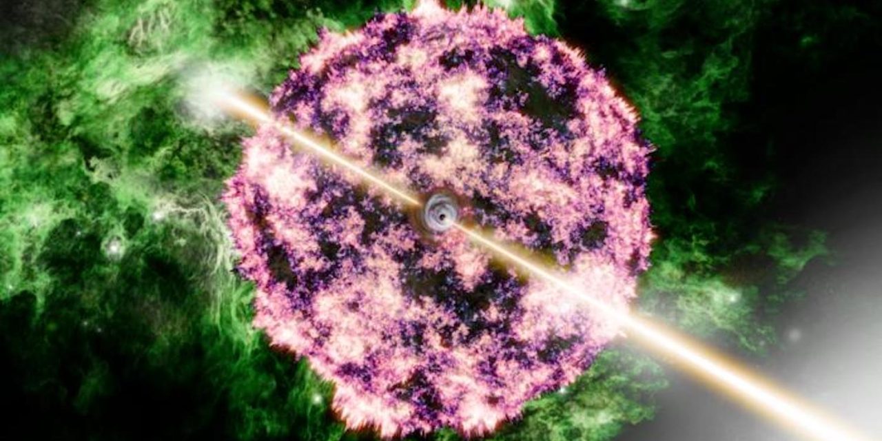 Svelata l’origine della più grande esplosione di raggi gamma