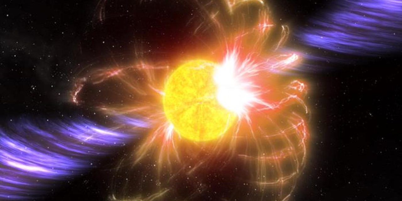 Insoliti impulsi radio dalla magnetar a noi più vicina