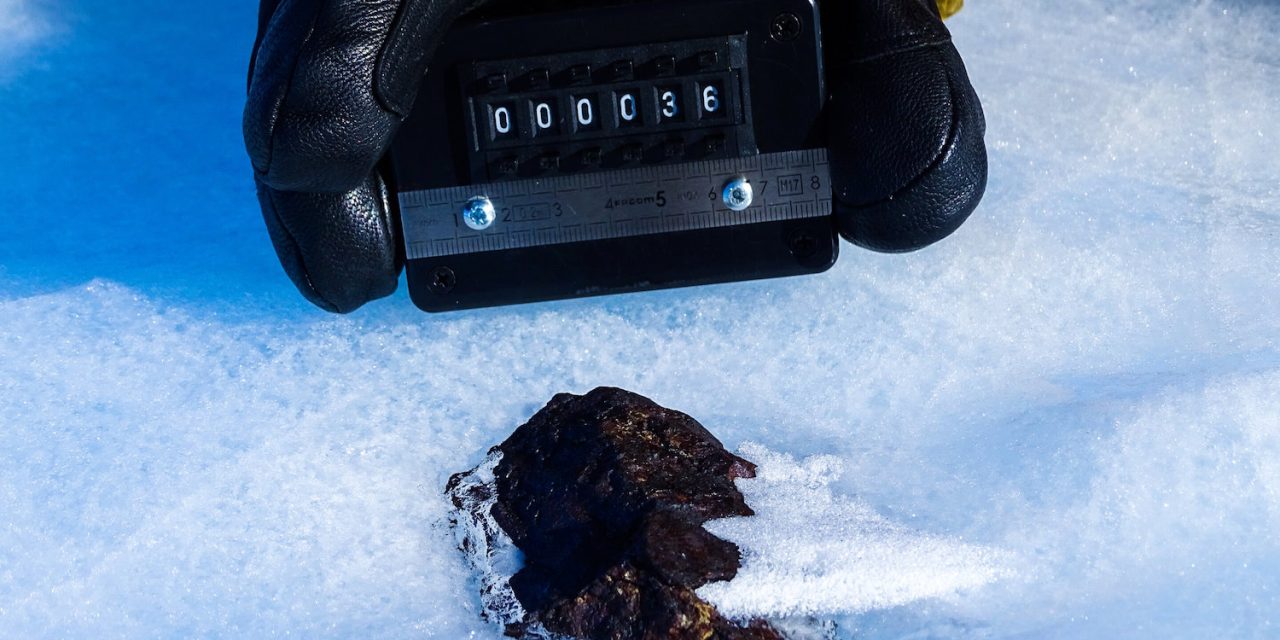 I meteoriti antartici scompaiono per il riscaldamento globale