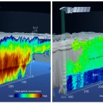 La prima immagine di EarthCare è il cuore di una nuvola