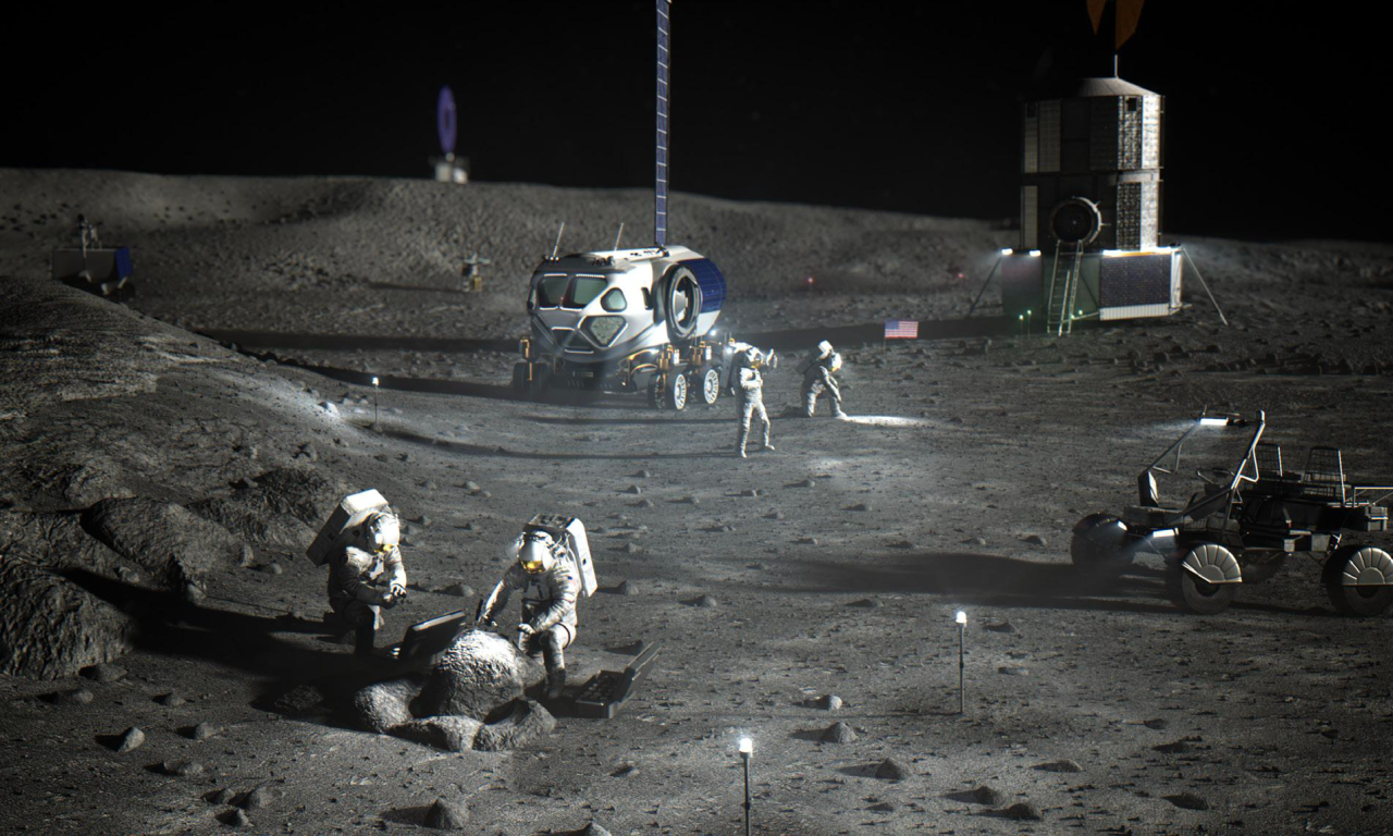 La raccolta differenziata si farà anche sulla Luna