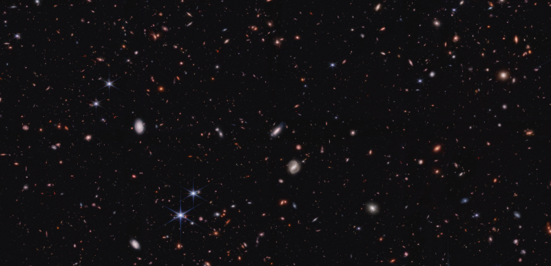Le prime galassie svelate dal Webb come inaspettatamente massicce non sono in realt├á cos├¼ grandi come sembrano.