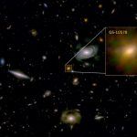 Webb osserva una galassia fagocitata dal suo buco nero