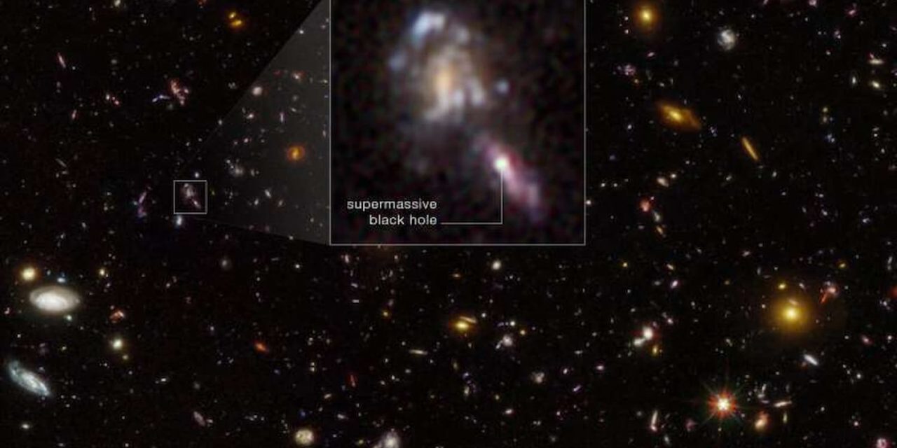 Hubble alla scoperta dei buchi neri nell’Universo primordiale