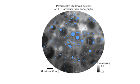 Luna, nuovi possibili depositi di ghiaccio d’acqua