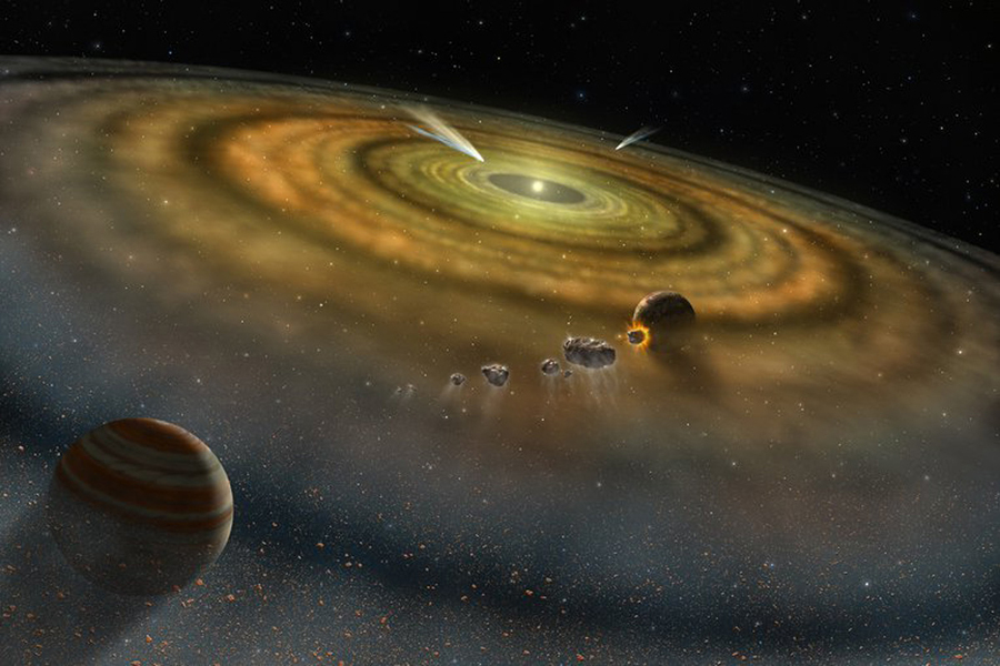Dai frammenti di asteroidi alle origini Sistema Solare esterno