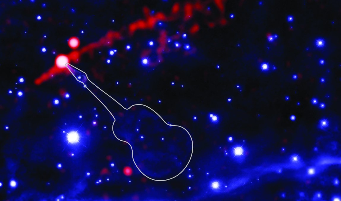 Una ‘chitarra’ galattica