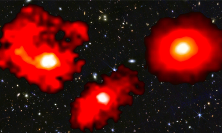 Scoperte tre galassie ultramassicce “Red Monsters” nell’universo primordiale