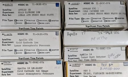 La storia dello spazio negli archivi delle missioni