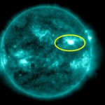 Osservato un forte brillamento solare