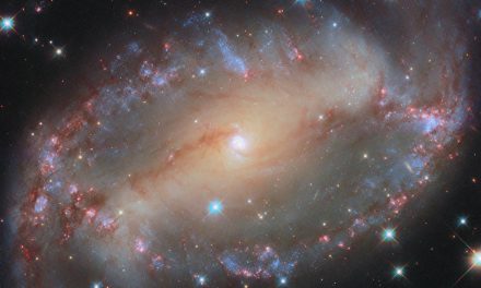 Hubble cattura una galassia a forma di occhio