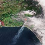 Sguardi elettronici sulla California in fiamme
