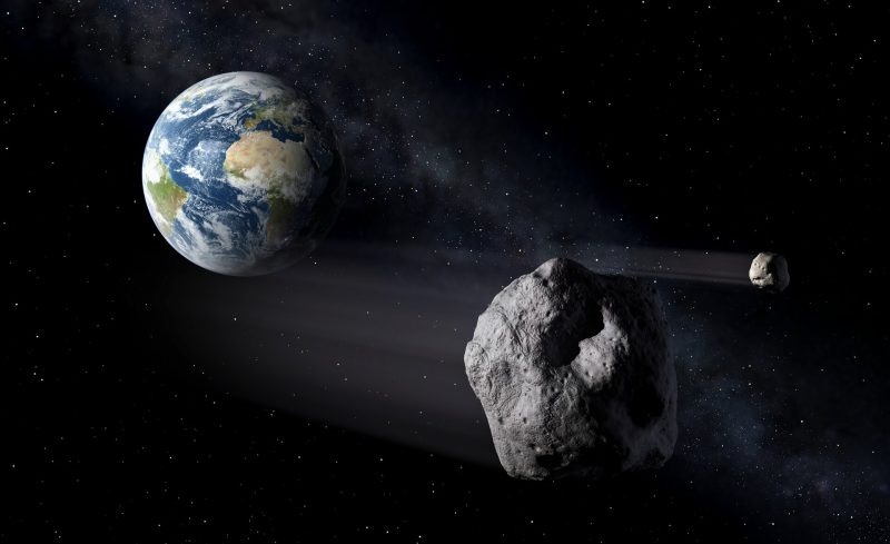 Asteroidi vicino alla Terra - Elaborazione artistica