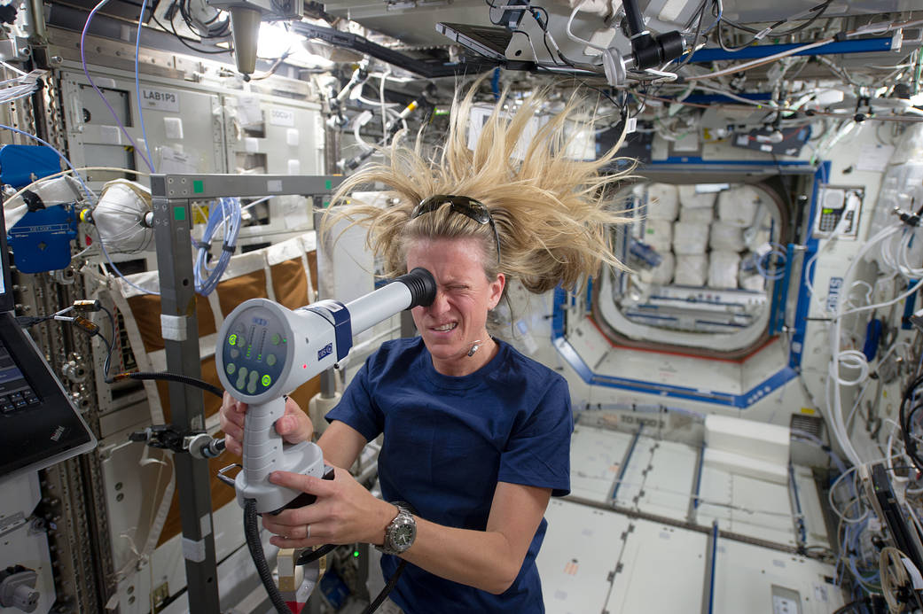 Gli effetti della microgravità sulla vista degli astronauti